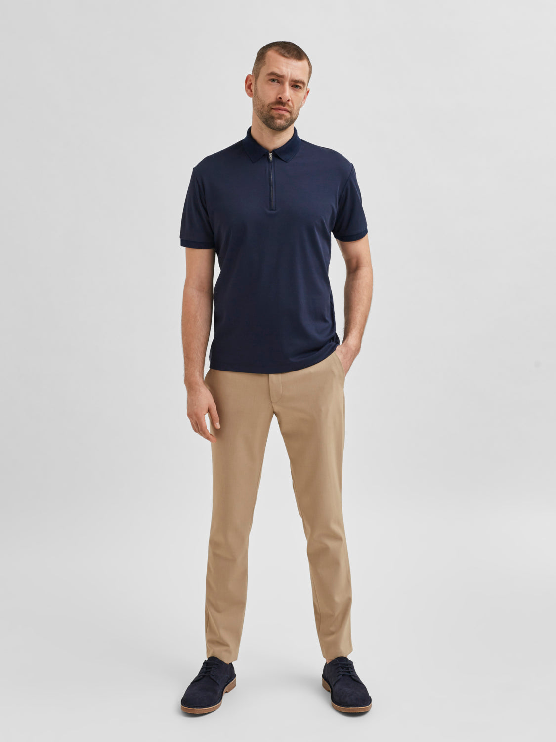 SLHFAVE Polo Shirt - Sky Captain